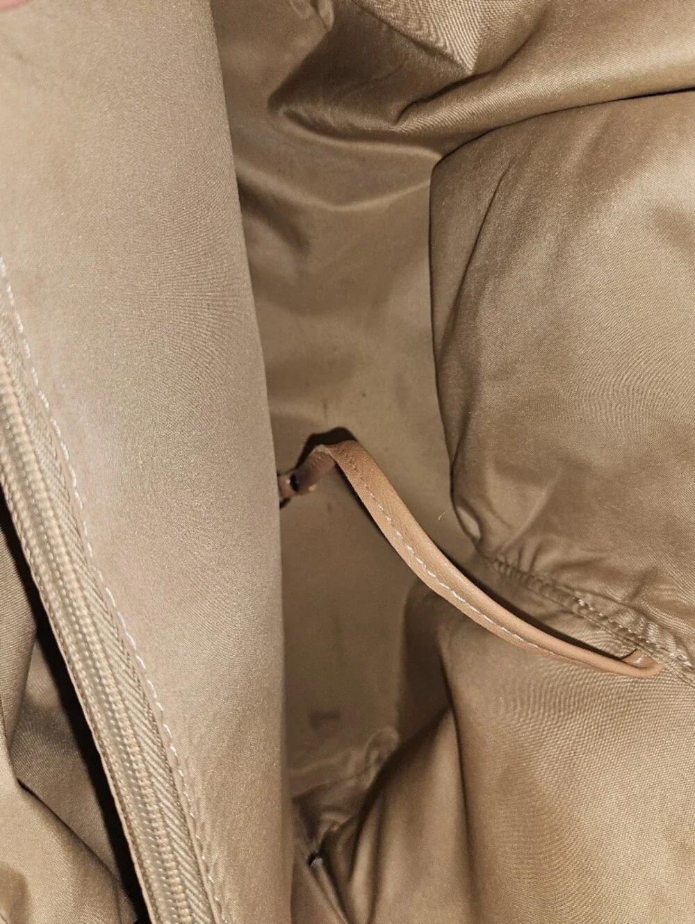 Giani Bernini Saffiano Faux Leather Dome Satchel- Ivory/Tan